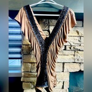 Vintage Sass & Bide worn by Jessica Simpson, taupe colour, very beautiful used.